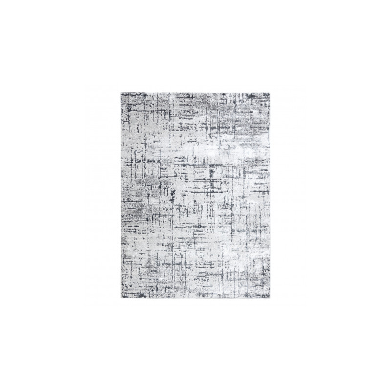 Dywan MEFE nowoczesny 8722 Linie vintage przecierany - Strukturalny, dwa poziomy runa szary / biały 200x290cm Dywan MEFE nowoczesny 8722 Linie vintage przecierany - Strukturalny, dwa poziomy runa szary / biały 200x290cm