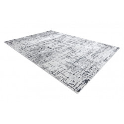 Dywan MEFE nowoczesny 8722 Linie vintage przecierany - Strukturalny, dwa poziomy runa szary / biały 200x290cm Dywan MEFE nowoczesny 8722 Linie vintage przecierany - Strukturalny, dwa poziomy runa szary / biały 200x290cm
