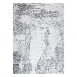 Dywan MEFE nowoczesny  8731 Przecierany vintage - Strukturalny, dwa poziomy runa szary 280x370cm