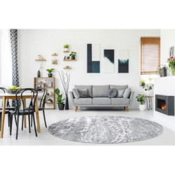 Dywan MEFE nowoczesny Koło 6182 Beton - Strukturalny, dwa poziomy runa szary koło 160cm Dywan MEFE nowoczesny Koło 6182 Beton - Strukturalny, dwa poziomy runa szary koło 160cm