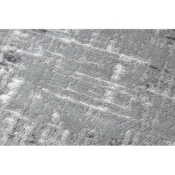 Dywan MEFE nowoczesny Koło 8722 Linie vintage przecierany - Strukturalny, dwa poziomy runa szary / biały koło 200cm Dywan MEFE nowoczesny Koło 8722 Linie vintage przecierany - Strukturalny, dwa poziomy runa szary / biały koło 200cm