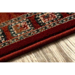 Dywan wełniany KASHQAI 4301 300 orientalny, ramka terakota / zielony 120x170cm Dywan wełniany KASHQAI 4301 300 orientalny, ramka terakota / zielony 120x170cm
