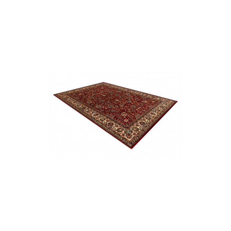 Dywan wełniany KASHQAI 4362 302 ornament bordo / beż 120x170cm
