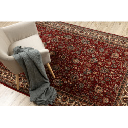 Dywan wełniany KASHQAI 4362 302 ornament bordo / beż 120x170cm