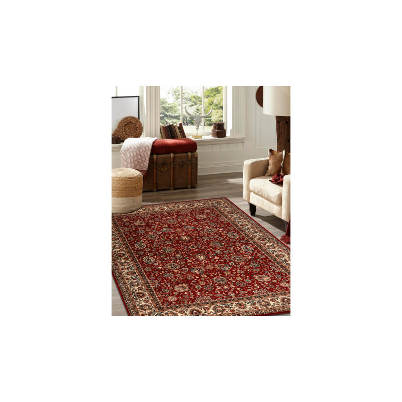 Dywan wełniany KASHQAI 4362 302 ornament bordo / beż 160x240cm Dywan wełniany KASHQAI 4362 302 ornament bordo / beż 160x240cm