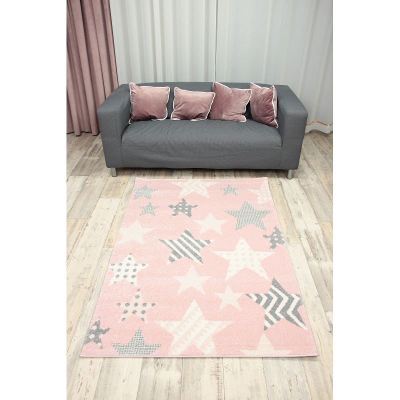 Dywan Kiddy E330A-SFS32 PINK 100x150cm