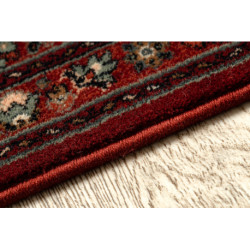 Dywan wełniany KASHQAI 4372 300 Kwiaty, ramka bordo 120x170cm Dywan wełniany KASHQAI 4372 300 Kwiaty, ramka bordo 120x170cm