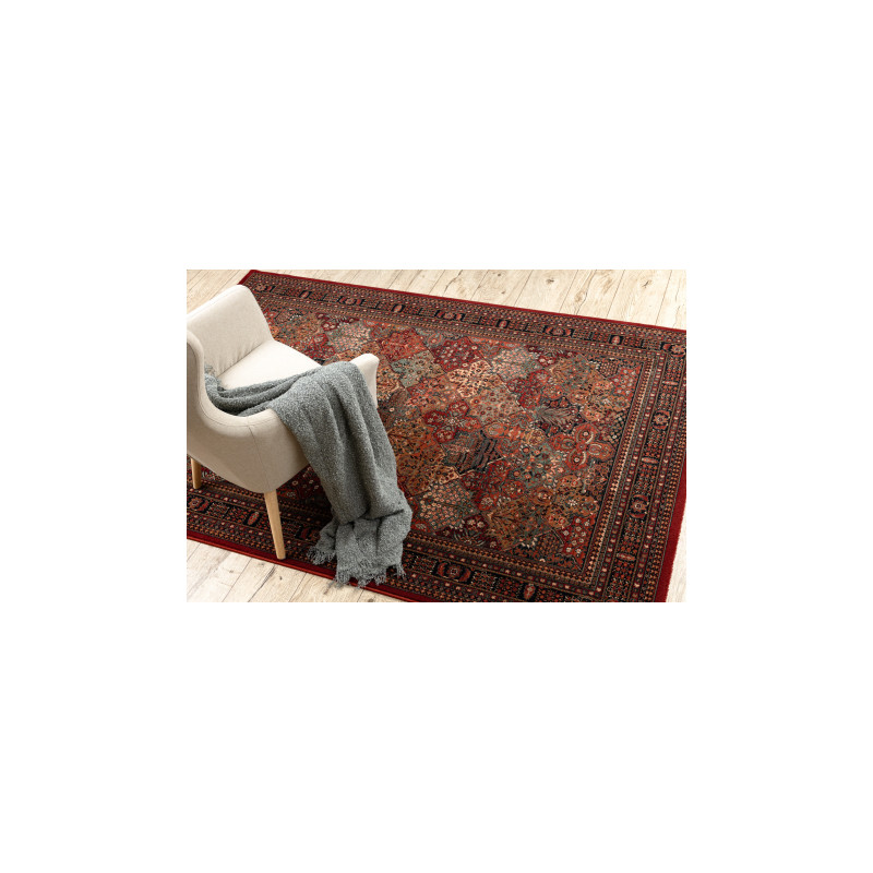 Dywan wełniany KASHQAI 4309 300 orientalny, ramka bordo 160x240cm