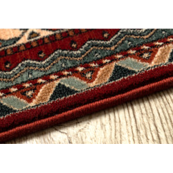 Dywan wełniany KASHQAI 4364 301 orientalny, ramka bordo / czarny 200x300cm Dywan wełniany KASHQAI 4364 301 orientalny, ramka bordo / czarny 200x300cm