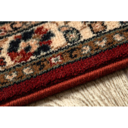 Dywan wełniany KASHQAI 4373 300 orientalny, koniczyna beż / bordo 200x300cm