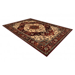 Dywan wełniany KASHQAI 4377 300 ornament bordo / beż 200x300cm