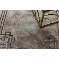 Dywan BLISS Z203AZ138 krem / beż - Ramka, nowoczesny, strukturalny  80x150cm