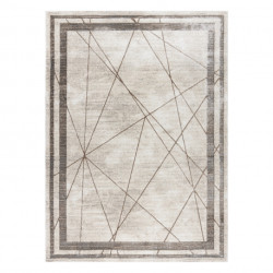 Dywan BLISS Z201AZ128 krem / beż - Ramka, geometryczny, nowoczesny, strukturalny  200x290cm