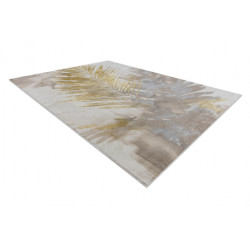 Dywan BLISS Z216AZ137 krem / złoty - Liście Palmy, nowoczesny, strukturalny 160x220cm Dywan BLISS Z216AZ137 krem / złoty - Liście Palmy, nowoczesny, strukturalny 160x220cm