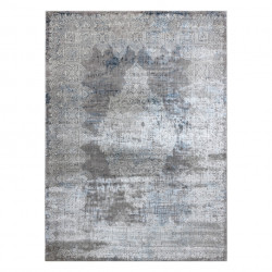 Dywan BLISS Z214AZ221 krem / niebieski - Rozeta, nowoczesny, strukturalny 200x290cm