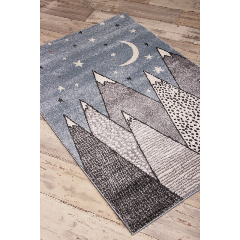 Dywan Kiddy D657A BLUE 133x190cm Dywan Kiddy D657A BLUE 133x190cm