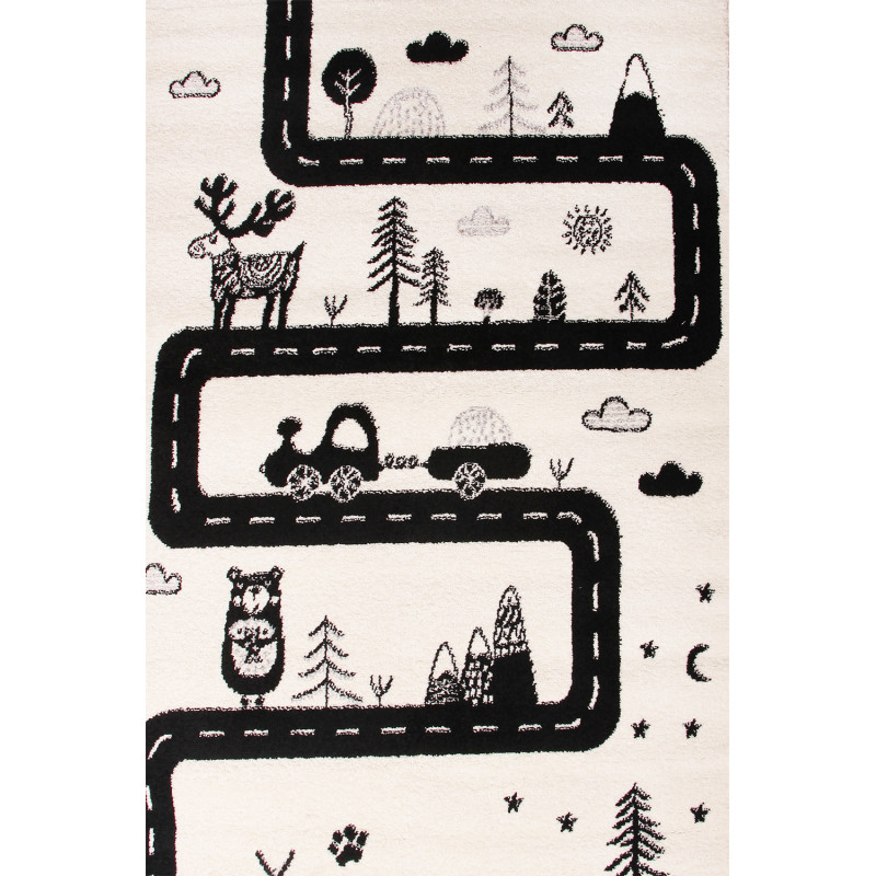 Dywan Kiddy H046A L.GREY 133x190cm Dywan Kiddy H046A L.GREY 133x190cm
