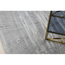 Dywan BLISS Z206AZ256 jasnoszary / szary - Linie, nowoczesny, strukturalny  120x170cm