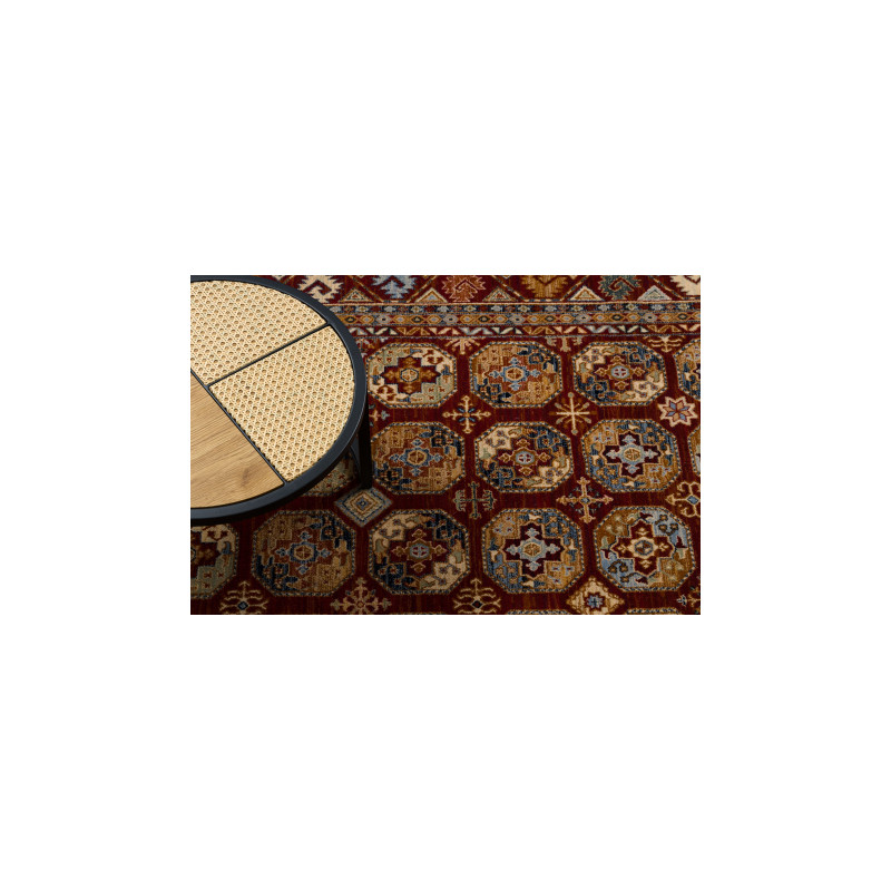 Dywan KESHAN Frędzle, Ornament, ramka orientalny 7874/53588 bordo 120x145cm Dywan KESHAN Frędzle, Ornament, ramka orientalny 7874/53588 bordo 120x145cm