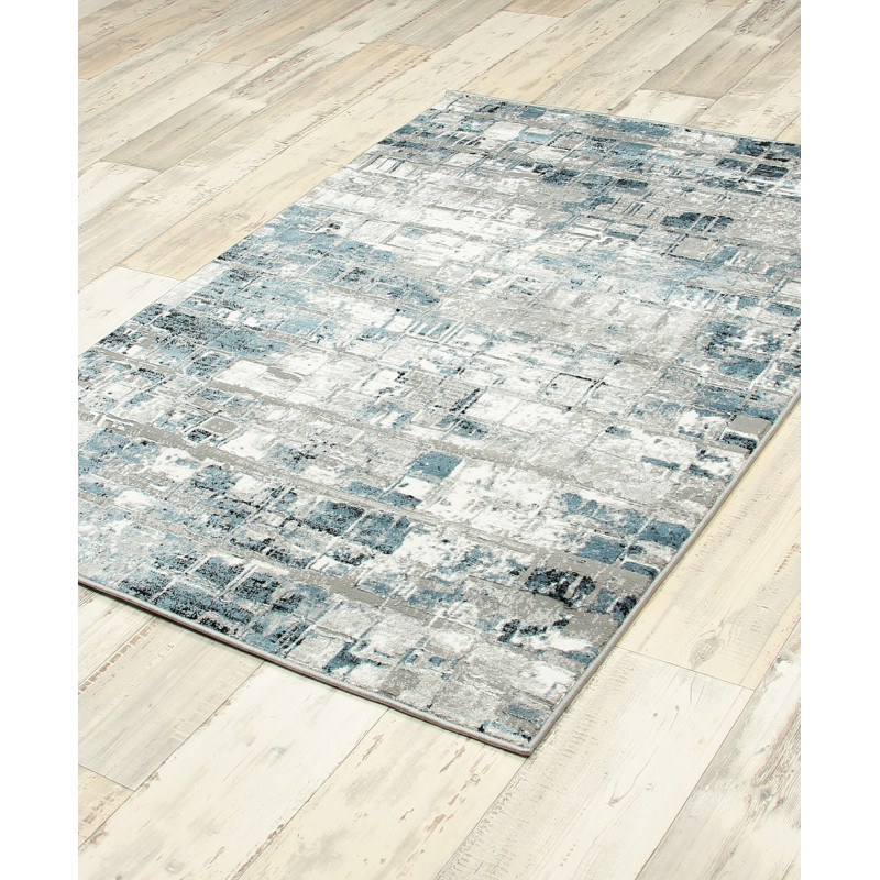 Dywan HOME NP136A GREY/BLUE 120x170cm