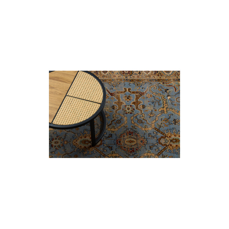 Dywan KESHAN Frędzle, Ramka orientalny 7875/53544 beż / niebieski 160x230cm Dywan KESHAN Frędzle, Ramka orientalny 7875/53544 beż / niebieski 160x230cm
