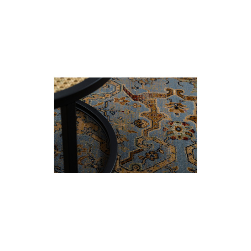 Dywan KESHAN Frędzle, Ramka orientalny 7875/53544 beż / niebieski 160x230cm Dywan KESHAN Frędzle, Ramka orientalny 7875/53544 beż / niebieski 160x230cm