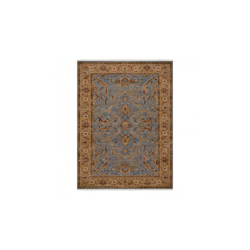 Dywan KESHAN Frędzle, Ramka orientalny 7875/53544 beż / niebieski 300x380cm Dywan KESHAN Frędzle, Ramka orientalny 7875/53544 beż / niebieski 300x380cm