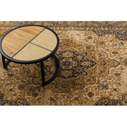 Dywan KESHAN Frędzle, Ornament, ramka orientalny 8995/53565 beż / niebieski 200x290cm Dywan KESHAN Frędzle, Ornament, ramka orientalny 8995/53565 beż / niebieski 200x290cm