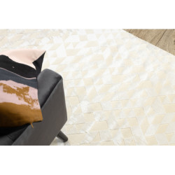 Dywan PEARL 51321A krem - Geometryczny, ekskluzywny, strukturalny  230x330cm