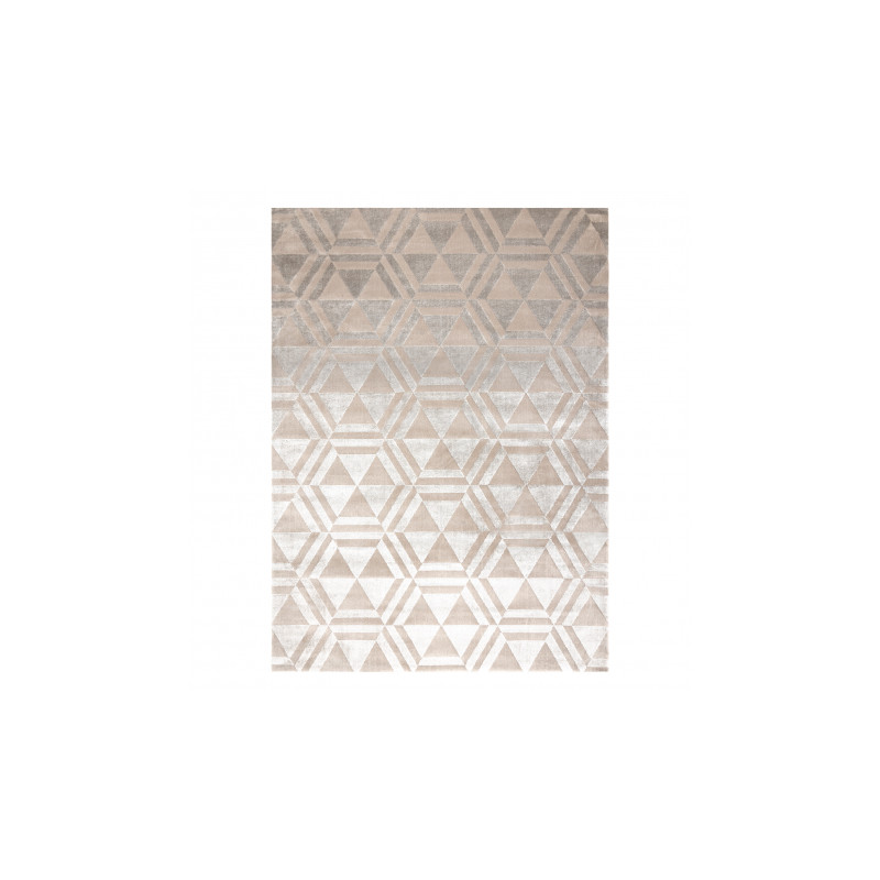 Dywan PEARL 51323C beż - Geometryczny, ekskluzywny, strukturalny  192x290cm