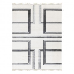 Dywan AMOUR 53091C krem - Geometryczny, linie nowoczesny, elegancki 118x180cm