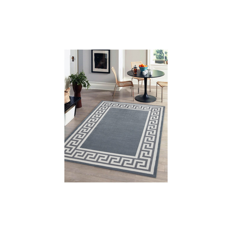 Dywan PEARL 51327F szary - Ramka, grecki ekskluzywny, strukturalny 230x330cm Dywan PEARL 51327F szary - Ramka, grecki ekskluzywny, strukturalny 230x330cm