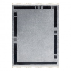 Dywan AMOUR 53113D szary - Ramka, nowoczesny, elegancki 78x300cm