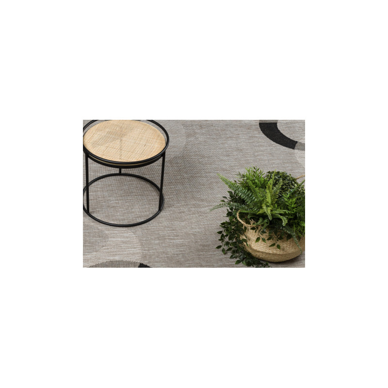 DYWAN SZNURKOWY SIZAL FLOORLUX 20078 srebrny / czarny 200x290cm DYWAN SZNURKOWY SIZAL FLOORLUX 20078 srebrny / czarny 200x290cm