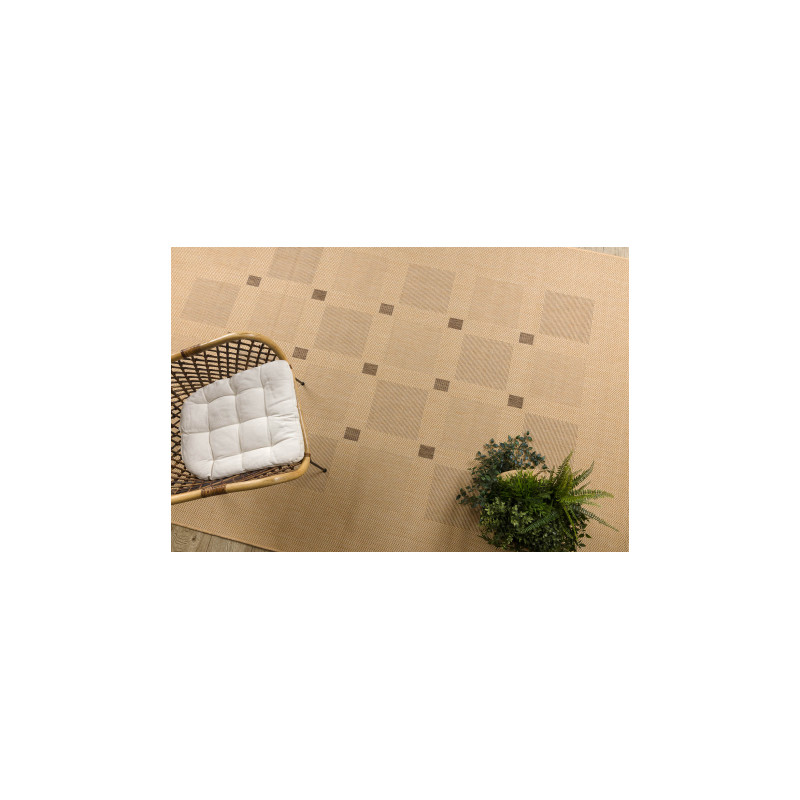 DYWAN SZNURKOWY SIZAL FLOORLUX 20079 mais / coffeee 160x230cm