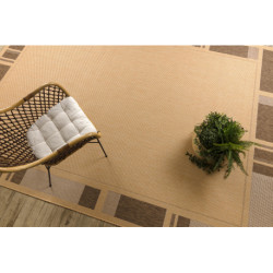 DYWAN SZNURKOWY SIZAL FLOORLUX 20195 mais / coffeee 140x200cm