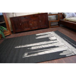 DYWAN SZNURKOWY SIZAL FLOORLUX 20240 czarny / srebrny 240x330cm