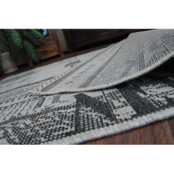 DYWAN SZNURKOWY SIZAL FLOORLUX 20237 srebrny / czarny 240x330cm DYWAN SZNURKOWY SIZAL FLOORLUX 20237 srebrny / czarny 240x330cm