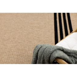 Dywan SPARK 0689 beż / czarny - Linie, sizal, strukturalny 180x270cm Dywan SPARK 0689 beż / czarny - Linie, sizal, strukturalny 180x270cm