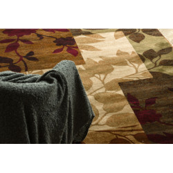 Dywan ROYAL 5282 Liście - beż / zielony 180x270cm Dywan ROYAL 5282 Liście - beż / zielony 180x270cm