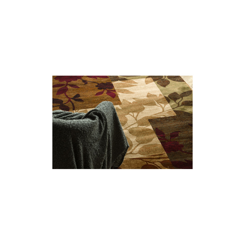 Dywan ROYAL 5282 Liście - beż / zielony 180x270cm Dywan ROYAL 5282 Liście - beż / zielony 180x270cm