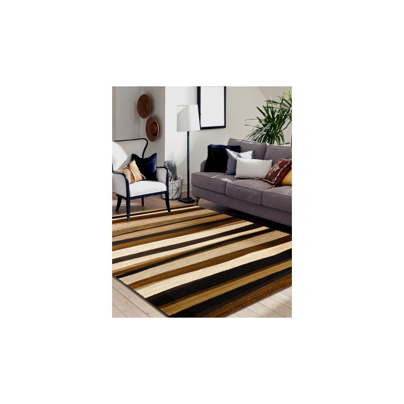 Dywan ROYAL 5374 Fale - beż / brązowy 100x200cm Dywan ROYAL 5374 Fale - beż / brązowy 100x200cm