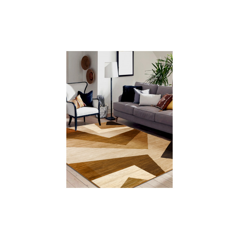Dywan ROYAL G2095 Geometryczny - beż / brązowy 180x270cm