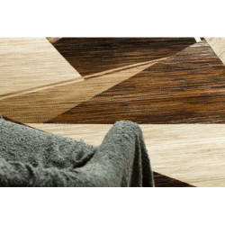 Dywan ROYAL HE397 Geometryczny - brązowy / beż  250x350cm