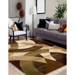 Dywan ROYAL HD10 Geometryczny - beż / zielony 100x200cm Dywan ROYAL HD10 Geometryczny - beż / zielony 100x200cm
