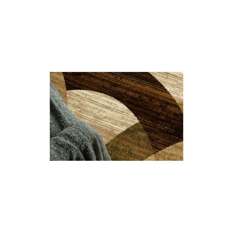 Dywan ROYAL HD10 Geometryczny - beż / zielony 100x200cm Dywan ROYAL HD10 Geometryczny - beż / zielony 100x200cm