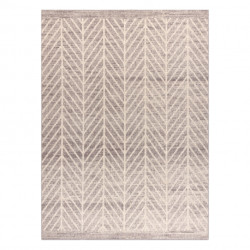 Dywan wełniany ANGEL 1188 / 52033 Jodełka, chevron beż / szary 120x170cm