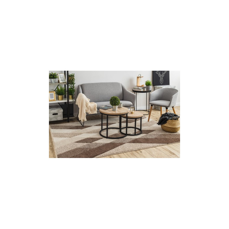 Dywan FEEL 5674/15055 ROMBY beż / brąz / krem 180x270cm