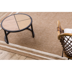 Dywan SPARK 0687A beż / krem - Ramka, sizal, strukturalny  160x220cm