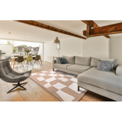 Dywan SPARK 0710A beż / krem - Geometryczny, sizal, strukturalny 160x220cm Dywan SPARK 0710A beż / krem - Geometryczny, sizal, strukturalny 160x220cm